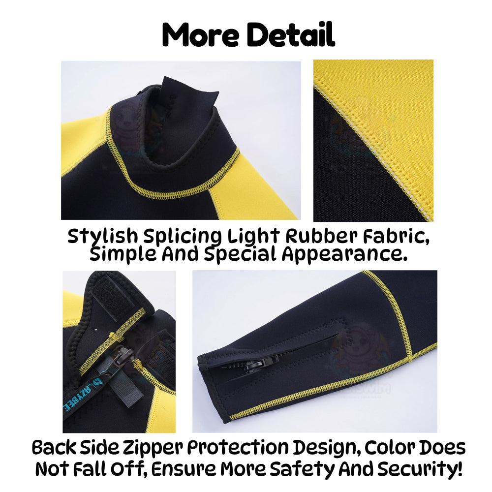 BIBISWIM Kids 3MM Thermal Swim Wetsuit