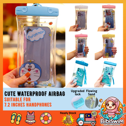 BIBISWIM Cartoon Waterproof Phone Pouch