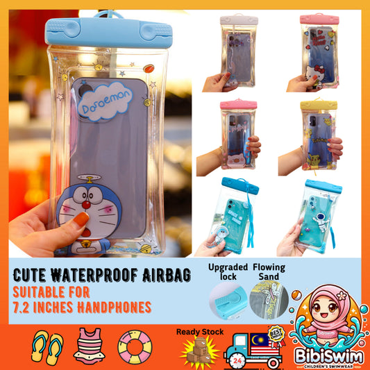 BIBISWIM Cartoon Waterproof Phone Pouch