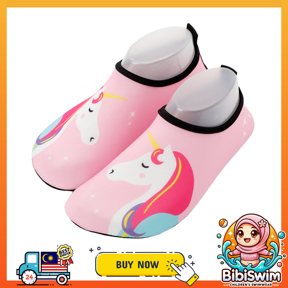 BIBISWIM Anti-Slip Kids Swim Shoes