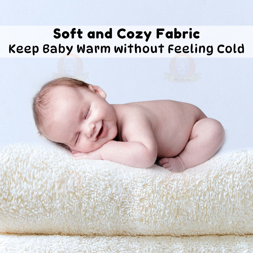 BIBISWIM Coral Fleece Baby Hooded Towel