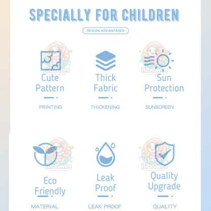 BIBISWIM Baby Swim Ring with Handle