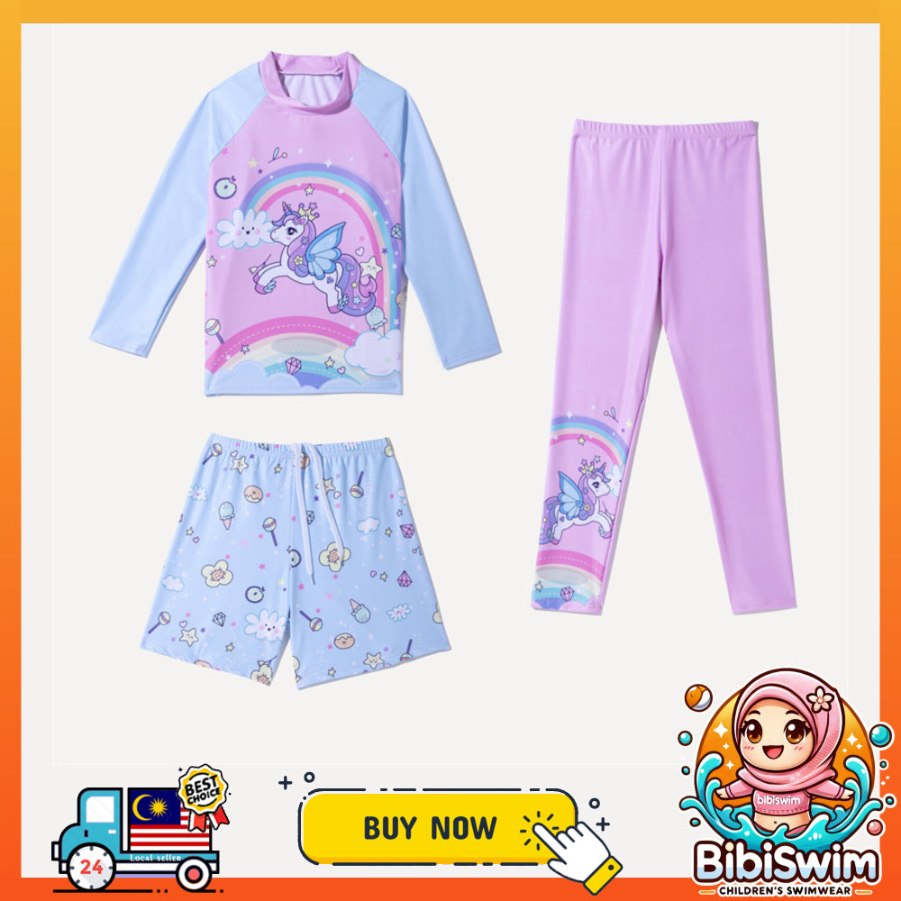BIBISWIM UPF 50 Kids 3Pc Swim Set