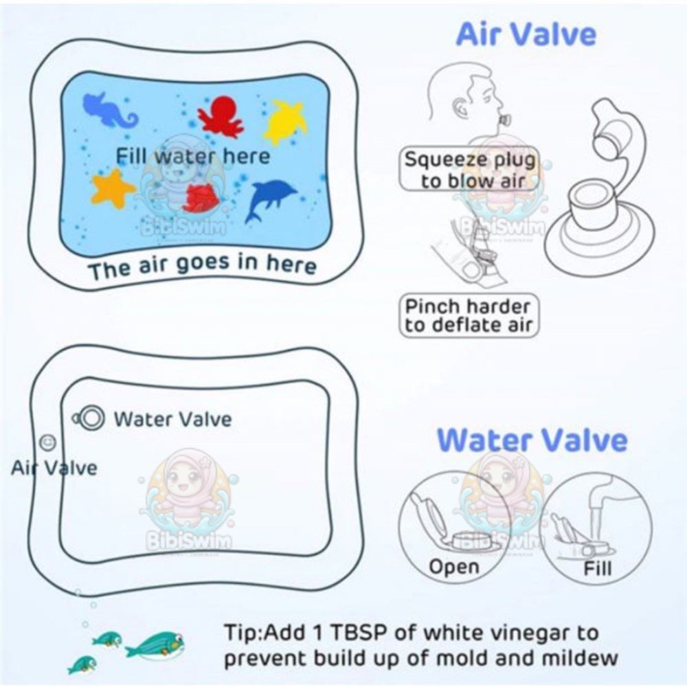 BIBISWIM Baby Splash Playmat 9 Designs