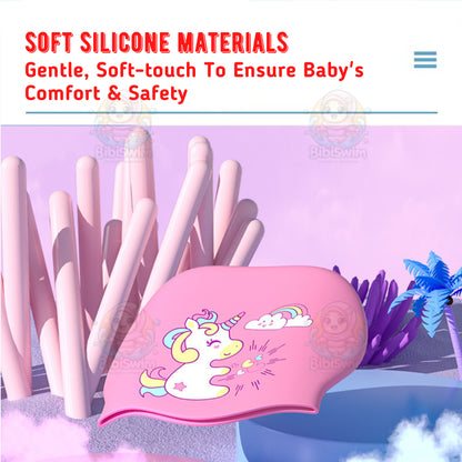 BIBISWIM Kids Swim Cap 12 Animal Designs