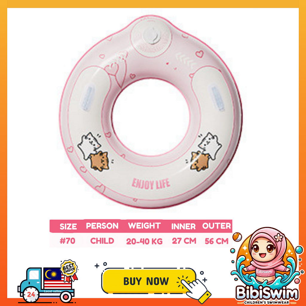 BIBISWIM Self-Inflating Swim Ring
