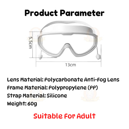 BIBISWIM ProSwim Earplug Goggles