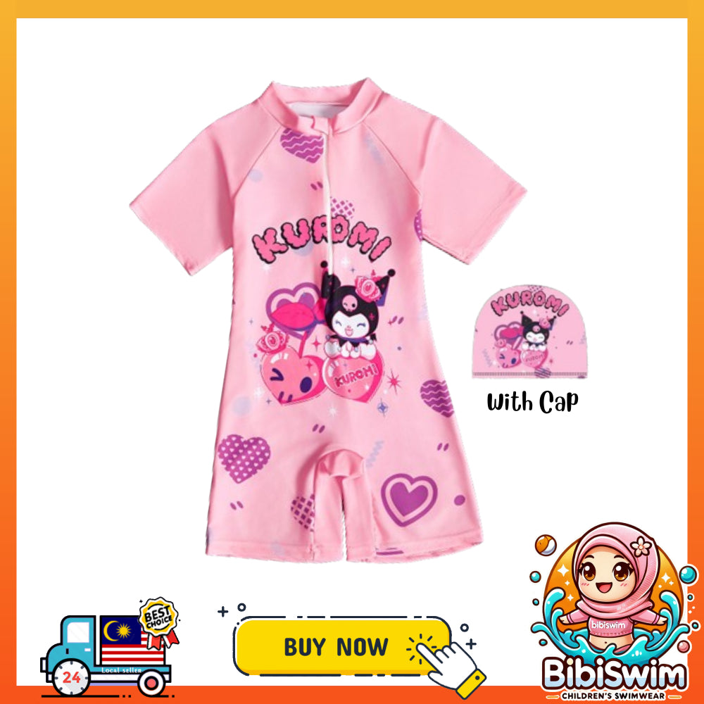 BIBISWIM Mermaid Kitty UPF50+ Swim Set