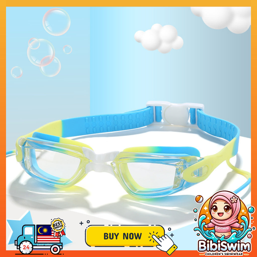 BIBISWIM Kids Anti-Fog Swim Goggles