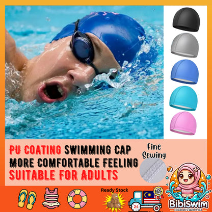 BIBISWIM Elastic Swim Cap Long Hair
