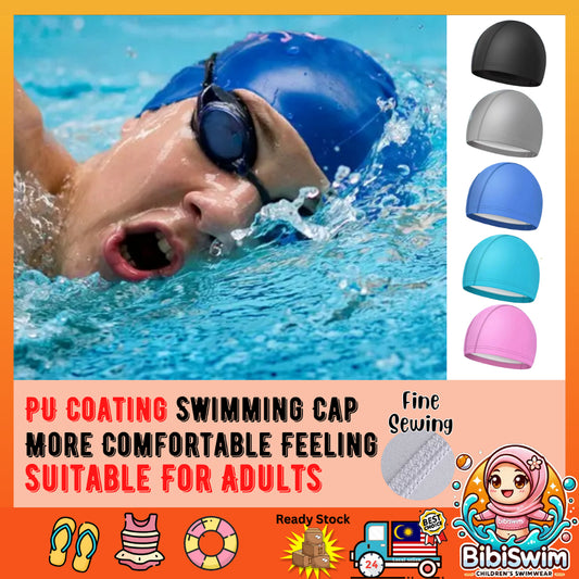 BIBISWIM Elastic Swim Cap Long Hair