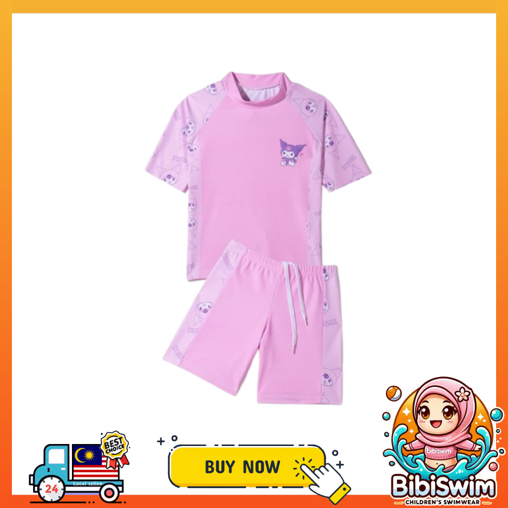 BIBISWIM Kids' 2-Pc Swim Set