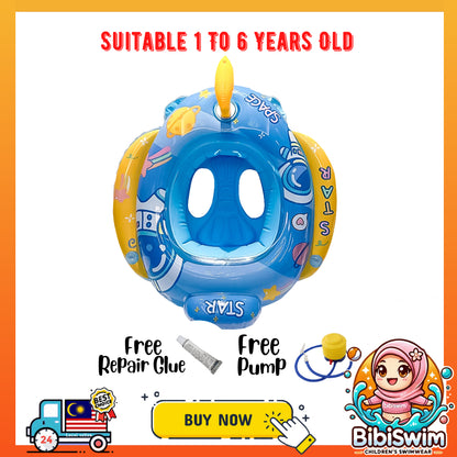 BIBISWIM Kids Swim Float Boat