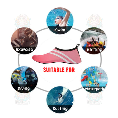 BIBISWIM Aqua Grip Swim Socks