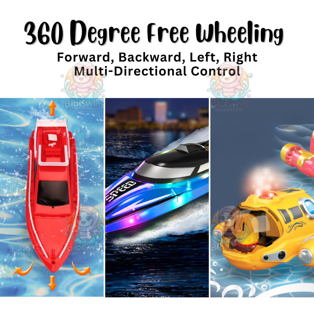 BIBISWIM Self-Righting RC Speedboat