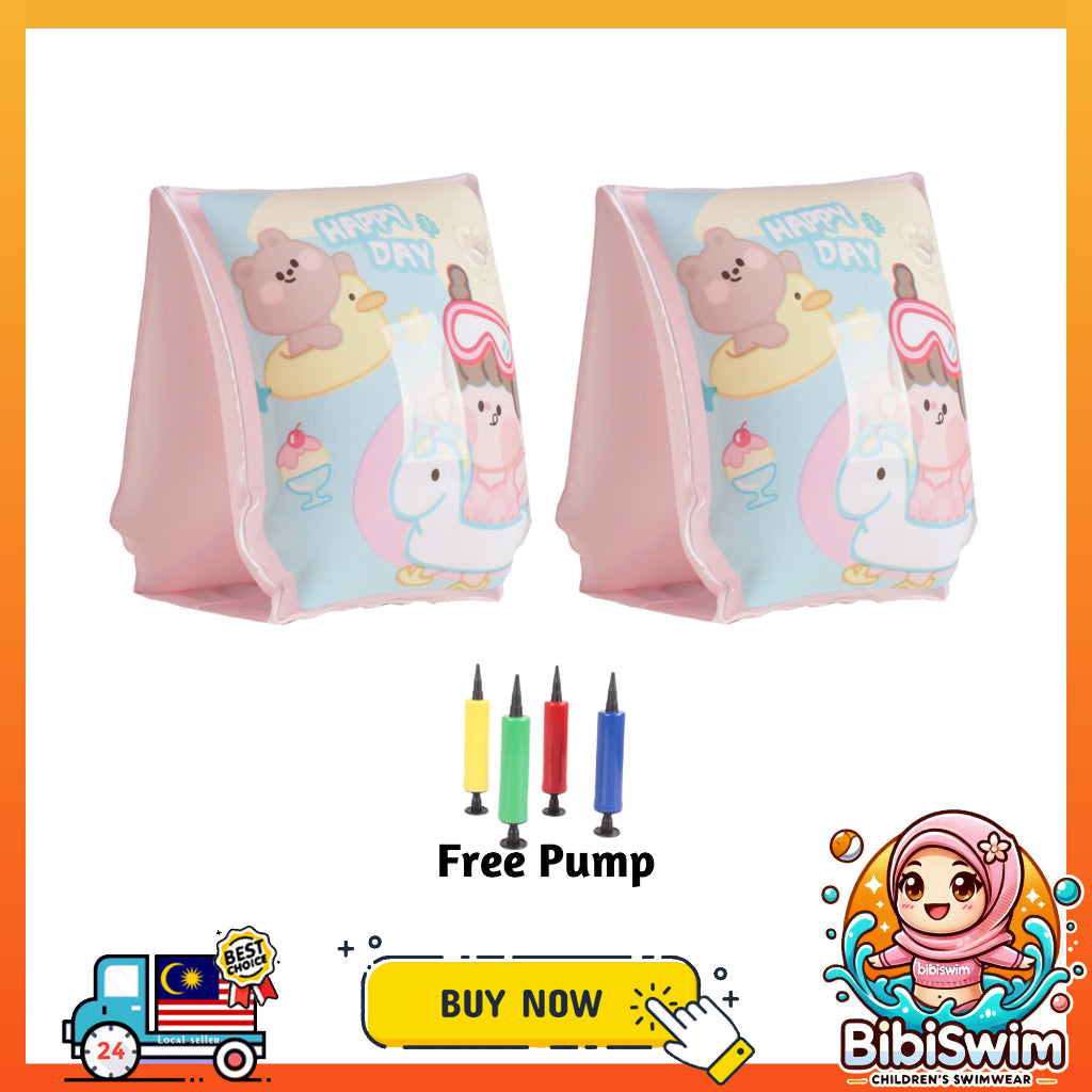BIBISWIM Kids Swim Arm Floats 15 Designs