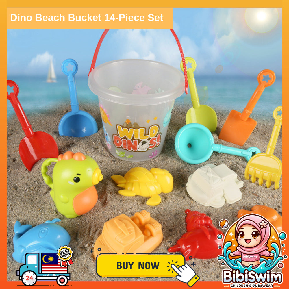 BIBISWIM Kids Sand Castle Builder Set