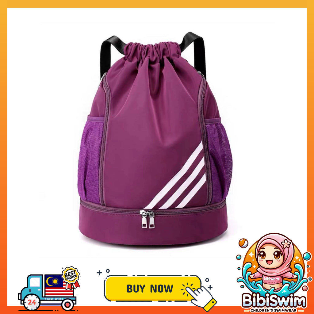 BIBISWIM Kids Wet Dry Swim Bag