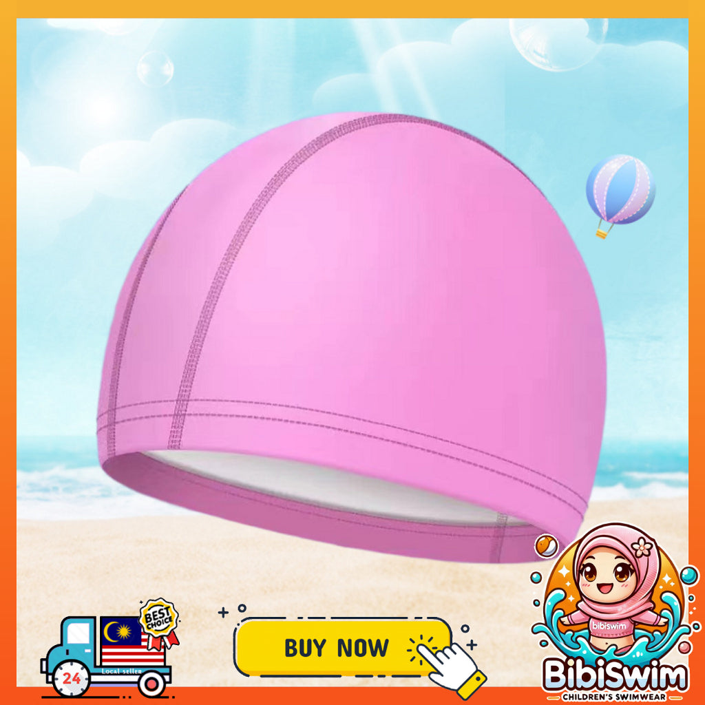 BIBISWIM Elastic Swim Cap Long Hair
