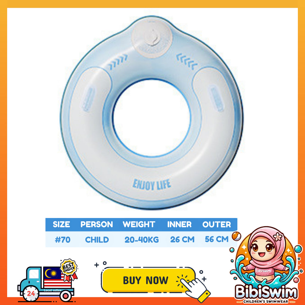 BIBISWIM Self-Inflating Swim Ring