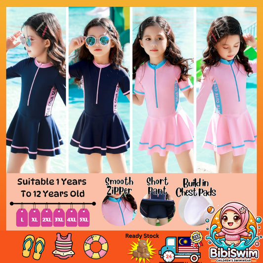 BIBISWIM Girls Swim Set 1-11Y