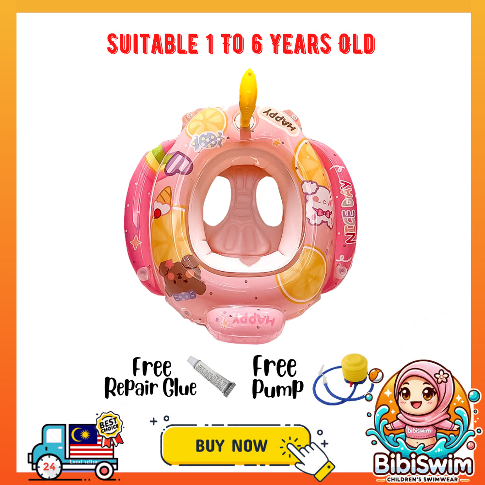 BIBISWIM Kids Swim Float Boat