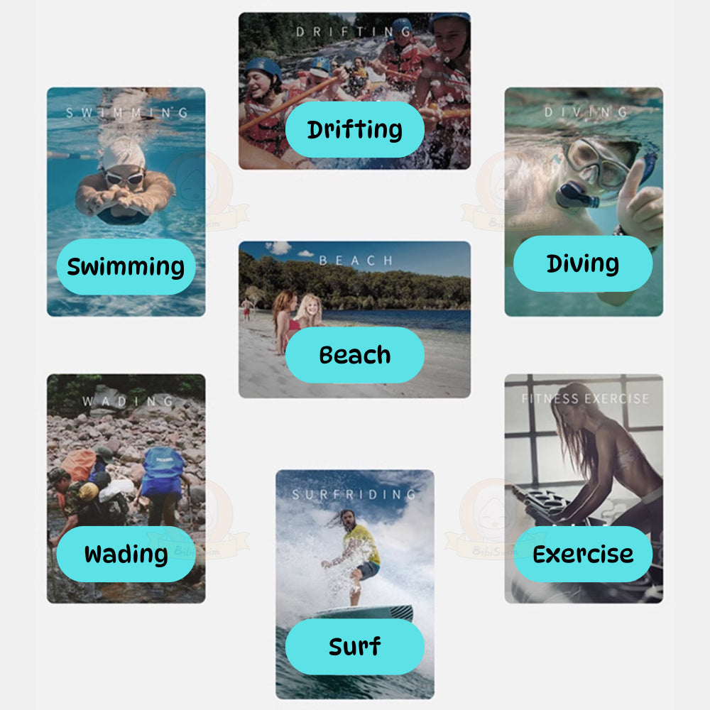 BIBISWIM AquaGrip Kids Swim Shoes