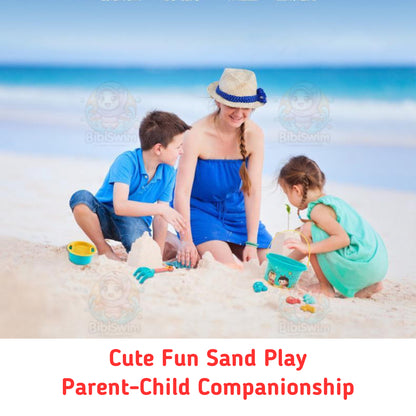 BIBISWIM Kids Sand Castle Builder Set