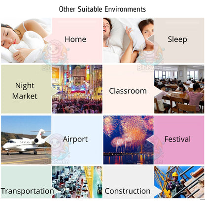 BIBISWIM Baby Swim & Sleep Earplugs