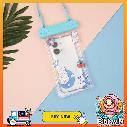 BIBISWIM Cartoon Waterproof Phone Pouch