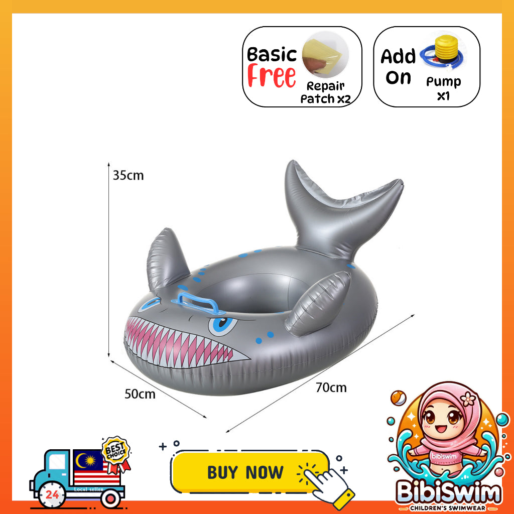 BIBISWIM Baby Swim Ring with Handle