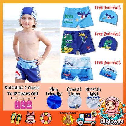 BIBISWIM Dino Shark Swim Set