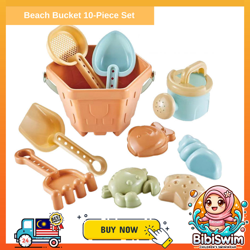BIBISWIM Kids Sand Castle Builder Set