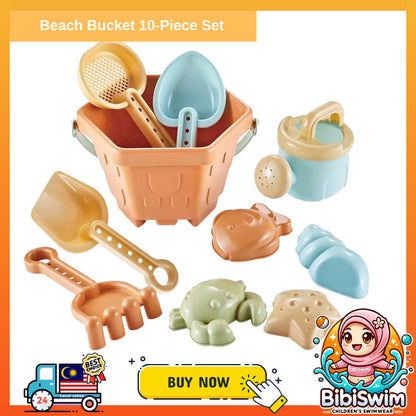 BIBISWIM Kids Sand Castle Builder Set