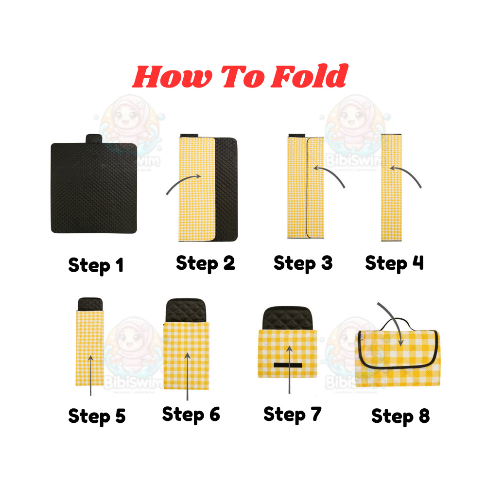 BIBISWIM Foldable Waterproof Picnic Mat