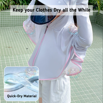 BIBISWIM UPF50 Kids Sun Hoodie 2-8Y