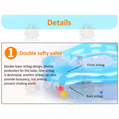 BIBISWIM Double Airbag Baby Neck Float