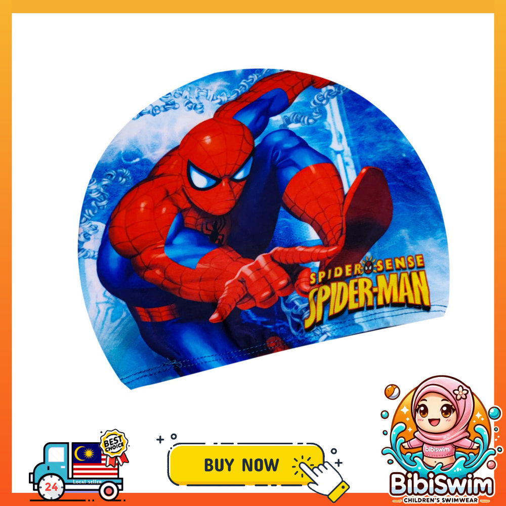 BIBISWIM Cartoon Kids Swim Cap