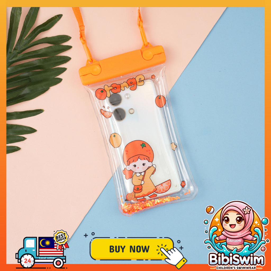 BIBISWIM Cartoon Waterproof Phone Pouch