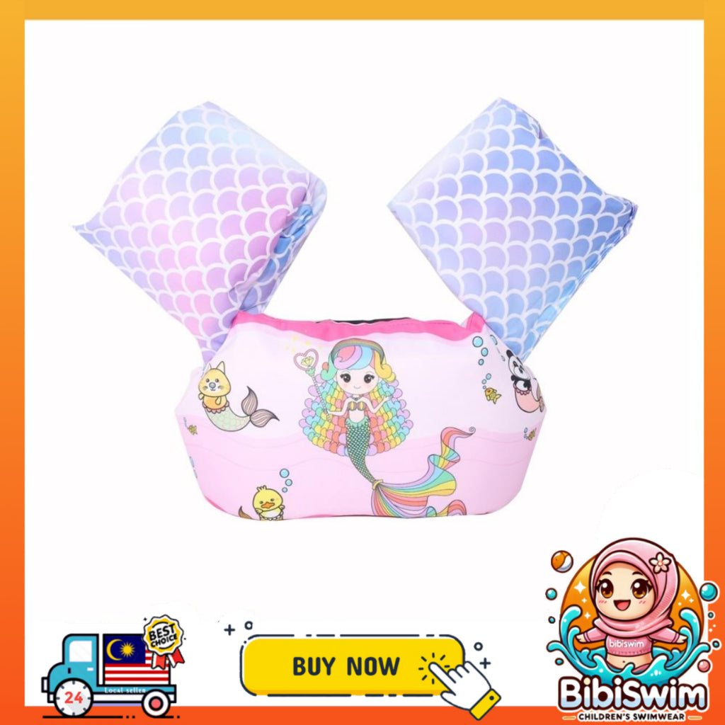 BIBISWIM Kids Swim Vest Arm Floats