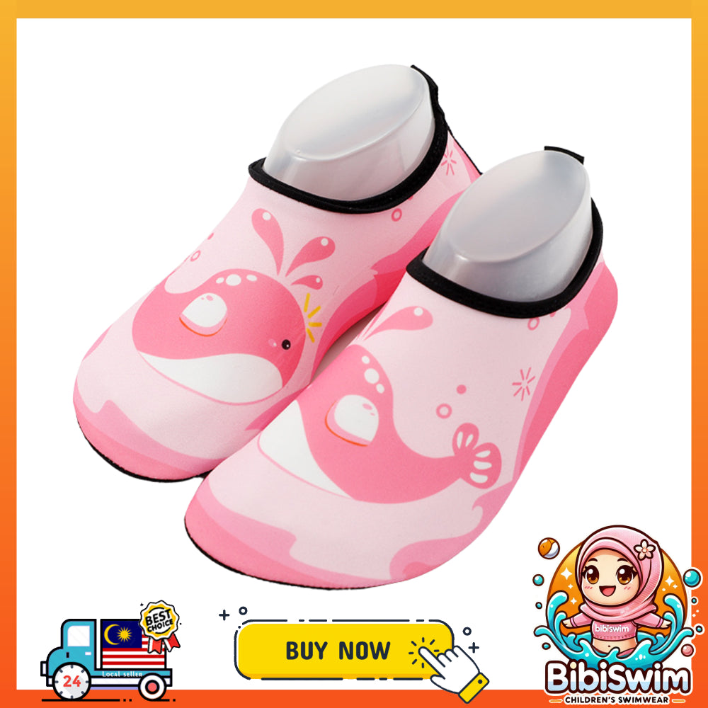 BIBISWIM Anti-Slip Kids Swim Shoes