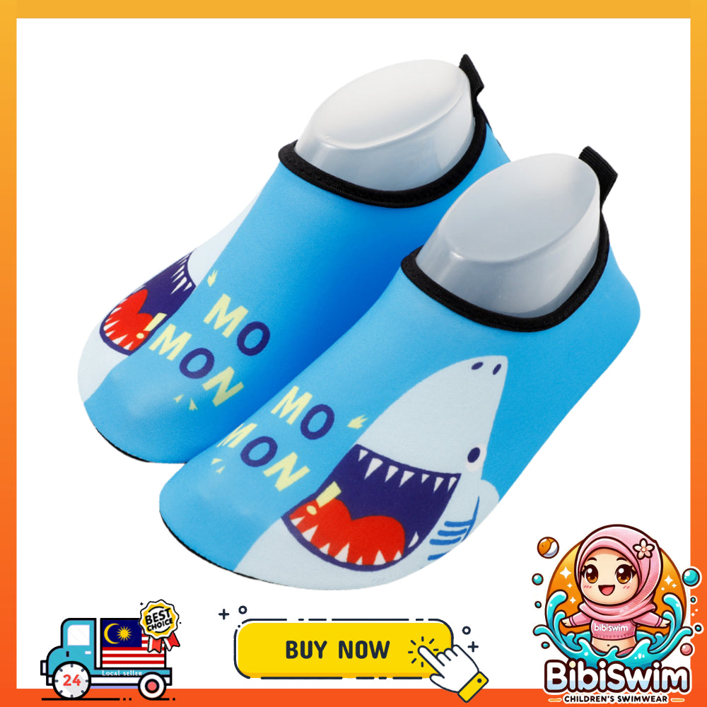 BIBISWIM Anti-Slip Kids Swim Shoes