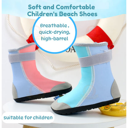 BIBISWIM Astronaut Blue Bunny Swim Socks