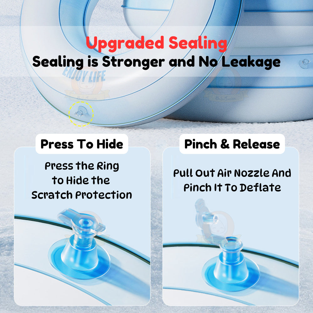 BIBISWIM Self-Inflating Swim Ring