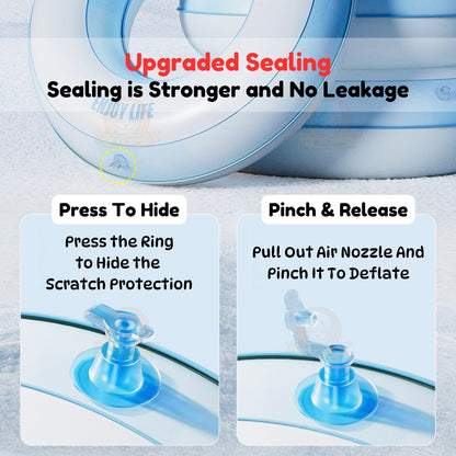 BIBISWIM Self-Inflating Swim Ring