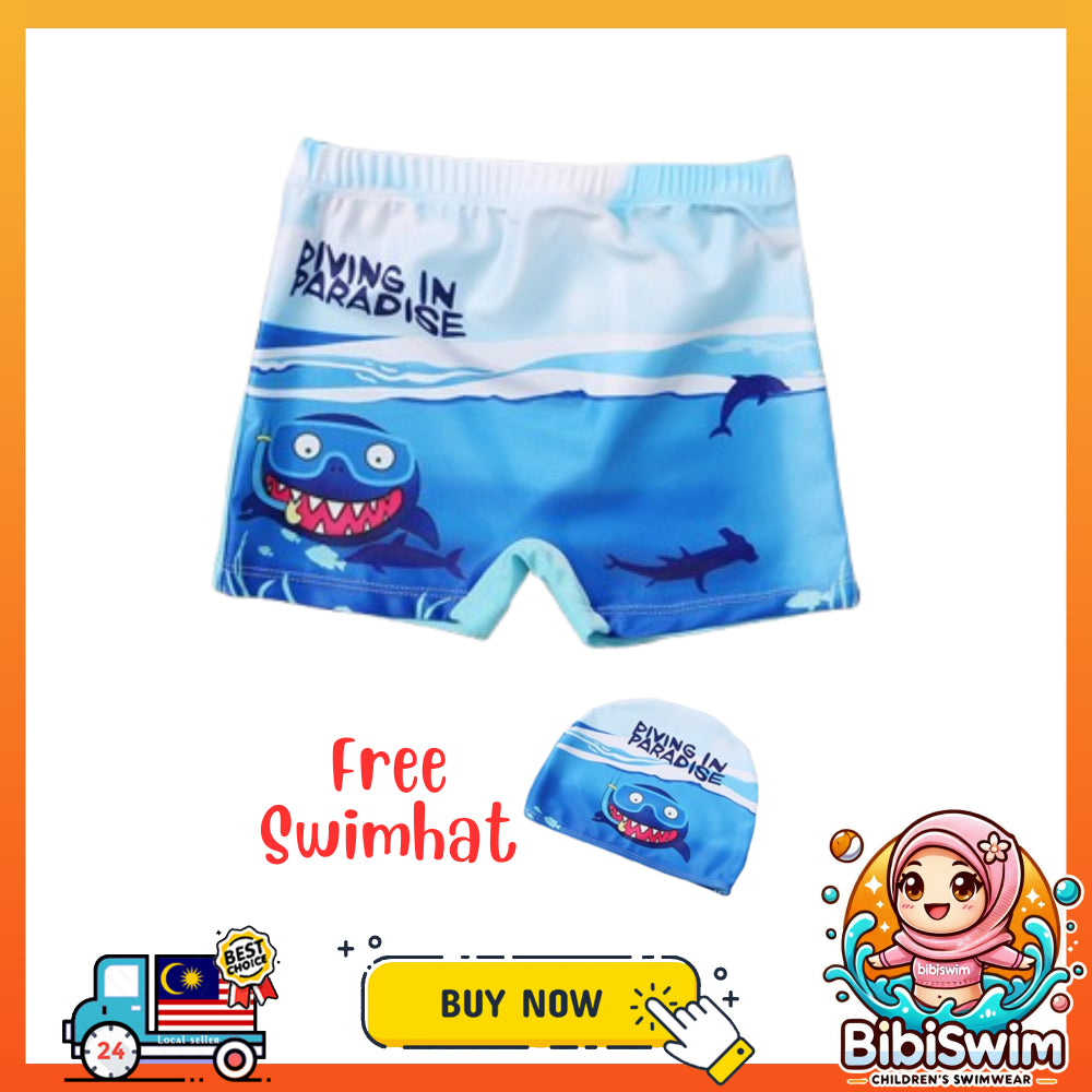 BIBISWIM Dino Shark Swim Set
