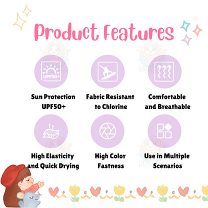 BIBISWIM UPF 50 Kids 3Pc Swim Set