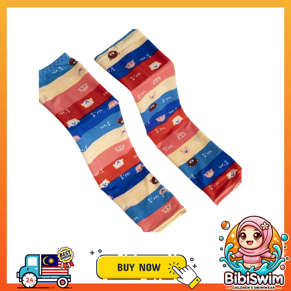 BIBISWIM UV Block Kids Arm Sleeves