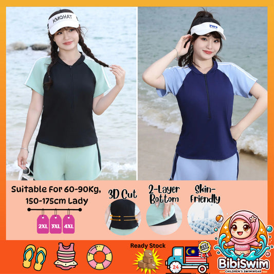 BIBISWIM Plus Size Swim Set