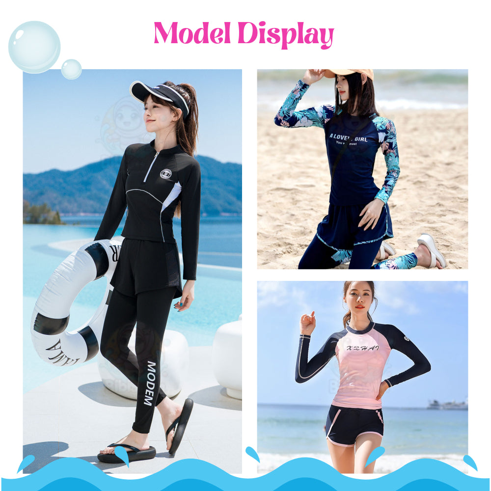 BIBISWIM Modest 3-Piece Swim Set